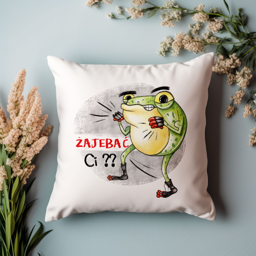 Poduszka Prezent Żaba ZACZEPNY ON