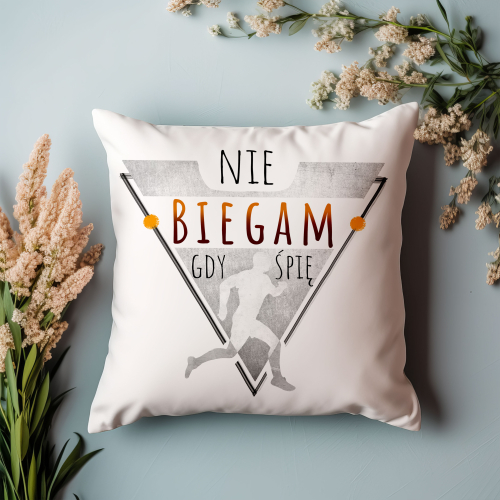 Poduszka Prezent Sport BIEGACZ BIEGANIE