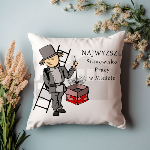 UPOMINEK PODUSZKA PREZENT ZAWÓD KOMINIARZ