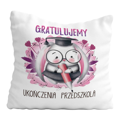 Poduszka Zakończenie Przedszkola KRÓLICZEK ONA