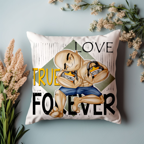 Poduszka Prezent Motywacja Sport TRUE LOVE