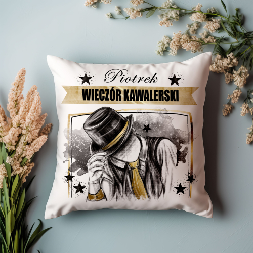 Poduszka Wieczór Kawalerski Pana Młodego Ślub
