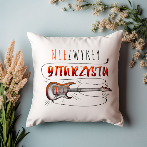 Poduszka Prezent Hobby GITARA GITARZYSTA