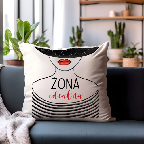 Poduszka Prezent Walentynki IDEALNA ŻONA