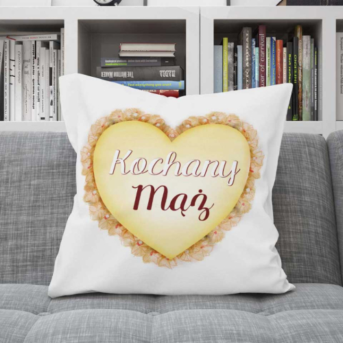Poduszka Prezent Walentynki KOCHANY MĄŻ