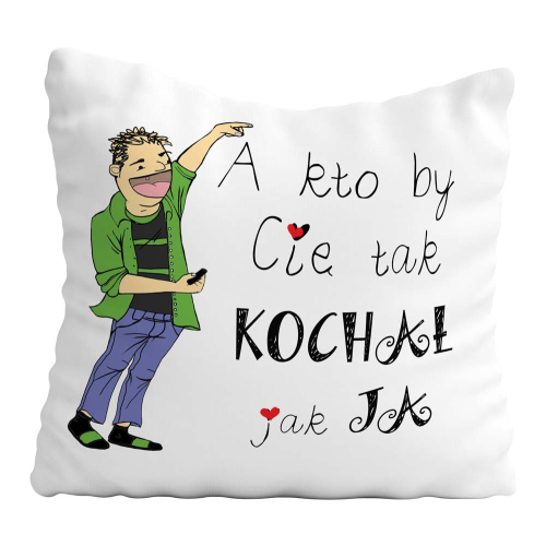 Poduszka Prezent Walentynki KTO KOCHA