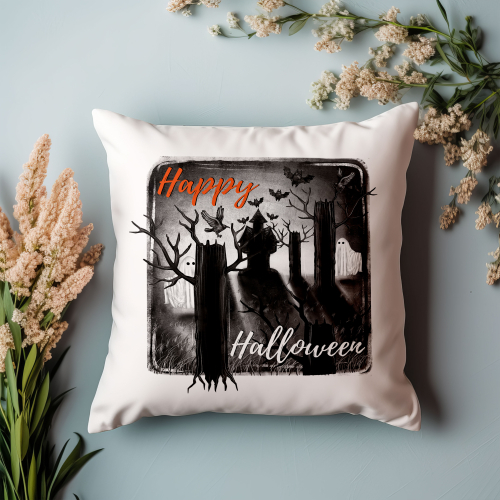 Poduszka Prezent Dekoracja HALLOWEEN zamek