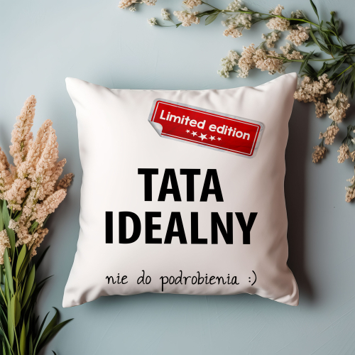PODUSZKA DEKORACJA PREZENT UPOMINEK DLA TATY OJCA TEŚCIA IMIENINY URODZINY