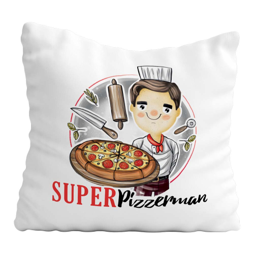 Poduszka Prezent Praca Zawód Super PIZZERMAN