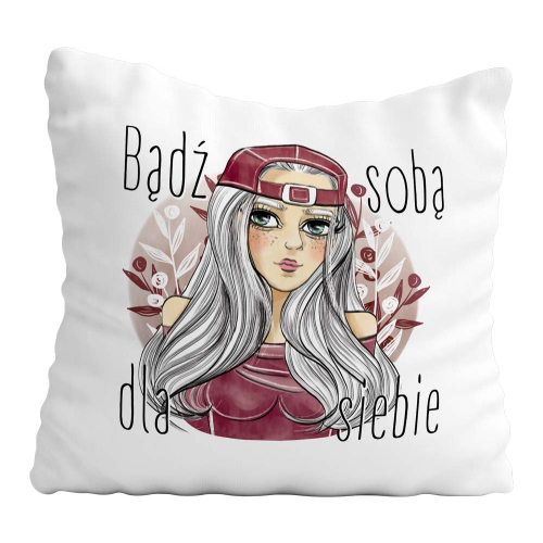 Poduszka Prezent Dzień Kobiet BĄDŹ SOBĄ
