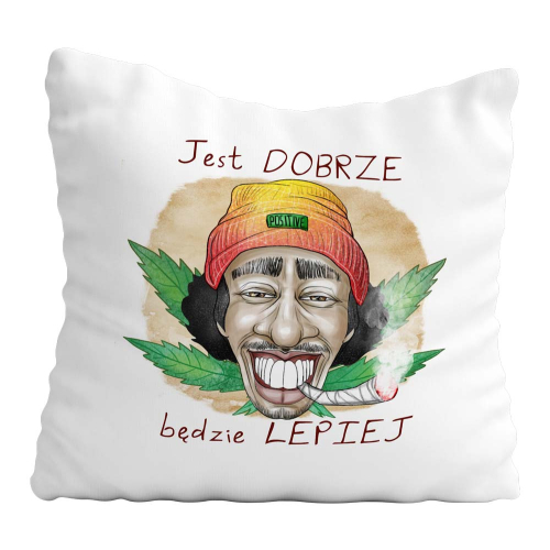 Poduszka Prezent Rasta Marihuana Trawka CBD