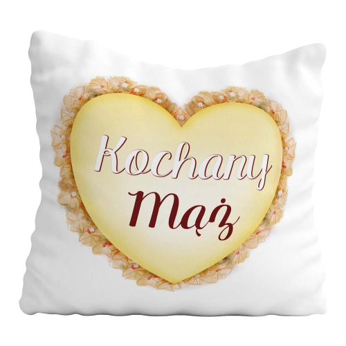 Poduszka Prezent Walentynki KOCHANY MĄŻ