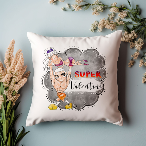 Poduszka Prezent Walentynki SUPER VALENTINE