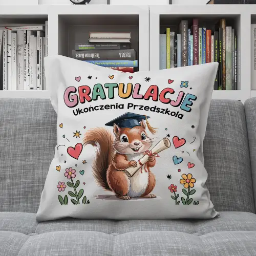 PODUSZKA PREZENT NA ZAKOŃCZENIE ROKU ŻŁOBEK SZKOŁA PRZEDSZKOLE WEWIÓRKA