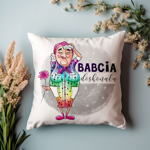 PODUSZKA PRAEZENT DZIEŃ BABCI DOSKONAŁA BABCIA UPOMINEK