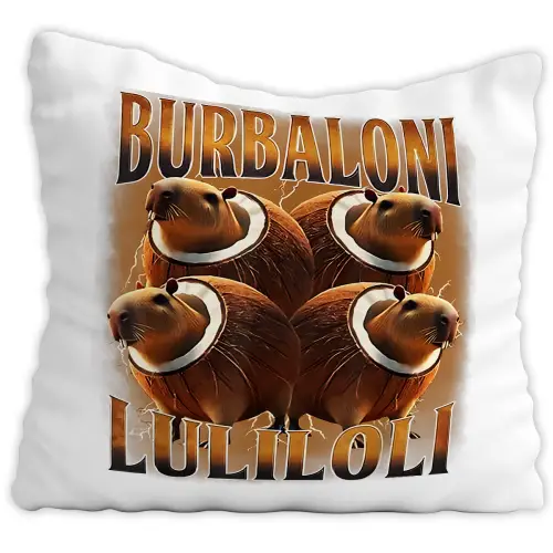 Poduszka Burbaloni Luliloli Italian Brainrot Viral Tiktok  Prezent