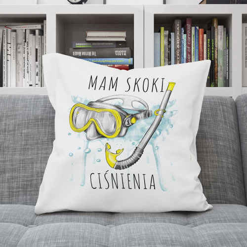 Poduszka Prezent Hobby PŁETWONUREK NURKOWANIE