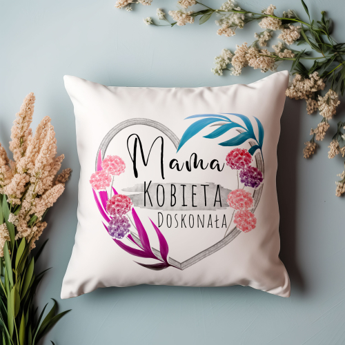 PODUSZKA ŚWIĘTO DZIEŃ MATKI TEŚCIOWEJ MAMA KOBIETA DOSKONAŁA UNIKALNY PREZENT HIT