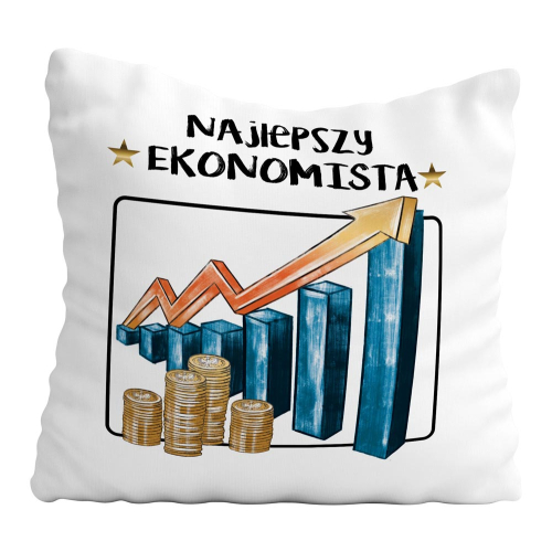 UPOMINEK PODUSZKA PREZENT ZAWÓD  EKONOMISTA MAKLER