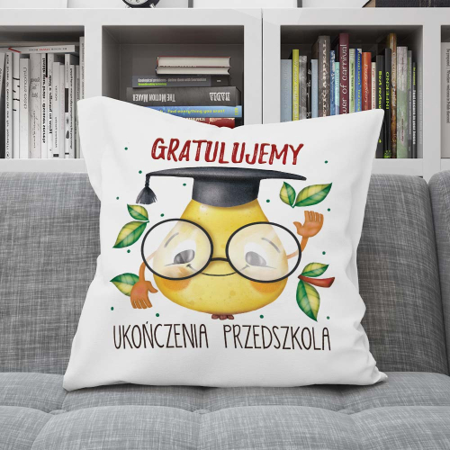 Poduszka Prezent Koniec Przedszkola GRUSZKA