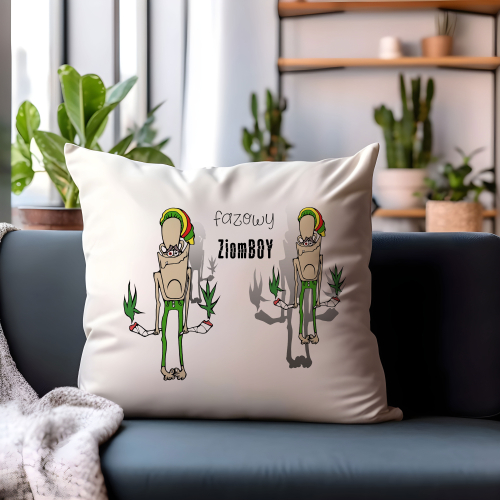 Poduszka Prezent Rasta Trawka Marihuana FAZOWY