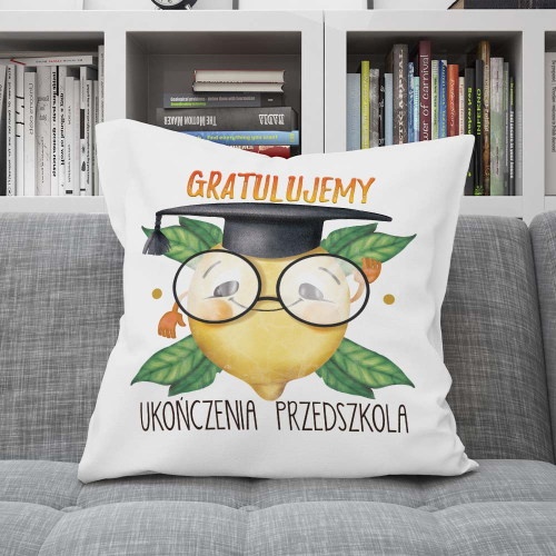 Poduszka Prezent Koniec Przedszkola CYTRYNKA