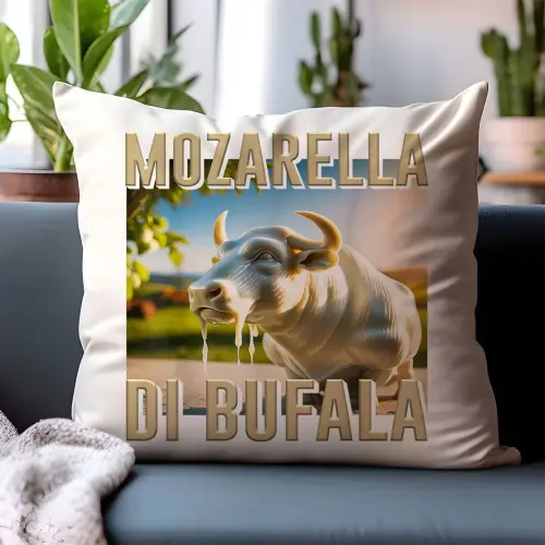 Poduszka Mozarella Di Bufala Italian Brainrot Viral Tiktok Prezent