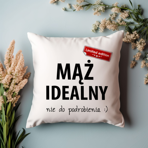 Poduszka Prezent Walentynki MĄŻ IDEALNY