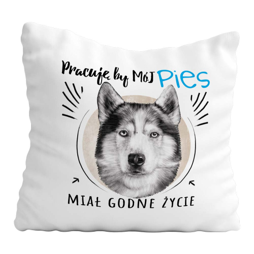 Poduszka Prezent Pies HUSKY SYBERYJSKI