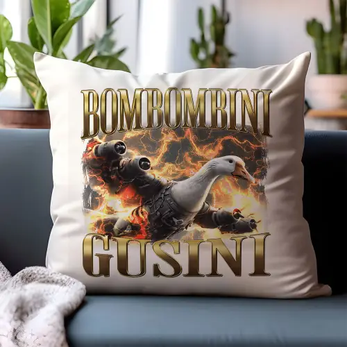 Poduszka Bombombini Gusini Italian Brainrot Viral Tiktok  Prezent