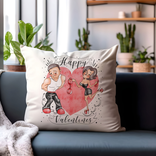 Poduszka Prezent Walentynki HAPPY VALENTINES