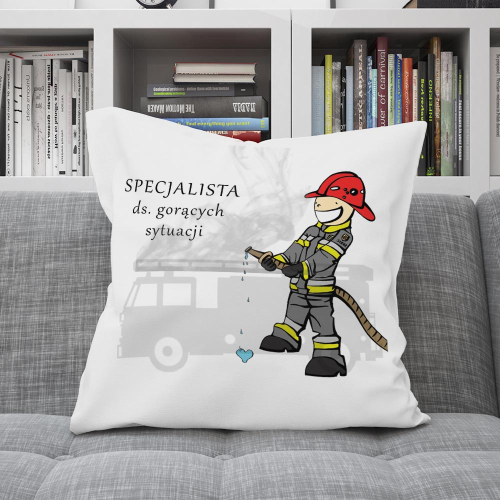 UPOMINEK PODUSZKA PREZENT ZAWÓD STRAŻAK