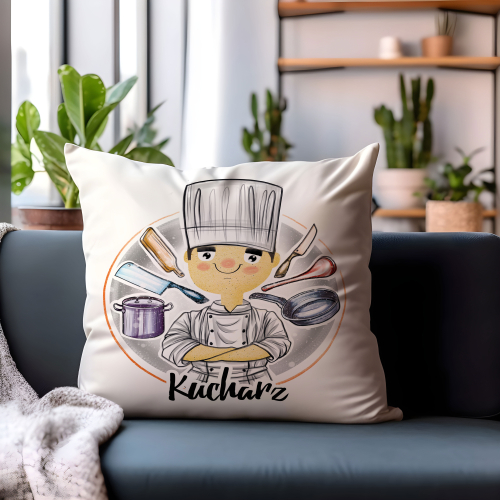Poduszka Prezent Praca Zawód Super KUCHARZ