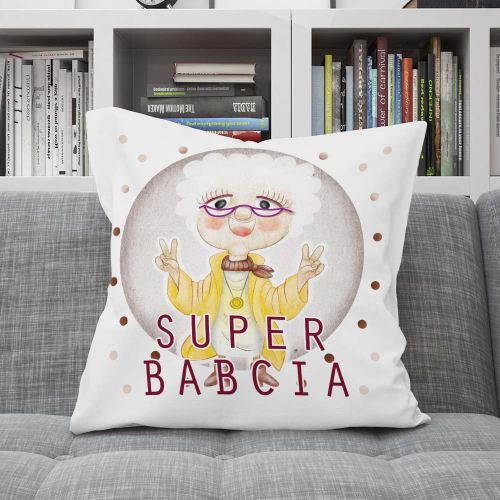 Poduszka Dzień Babci SUPER BABCIA