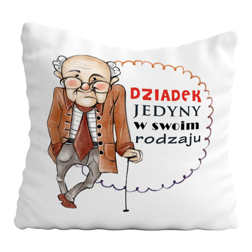 Poduszka Prezent Dzień Dziadka JEDYNY