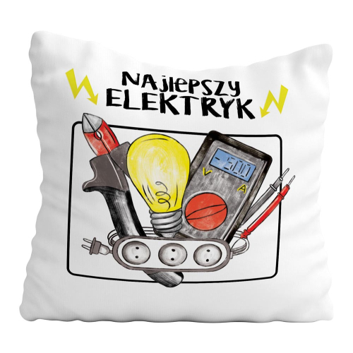 UPOMINEK PODUSZKA PREZENT ZAWÓD ELEKTRYK ELEKTROMONTER