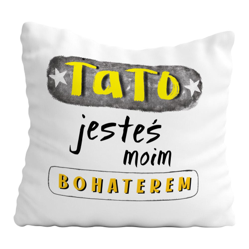 PODUSZKA PREZENT JASIEK DEKORACJA NA DZIEŃ OJCA TATY URODZINY IMIENINY ŚWIĘTA