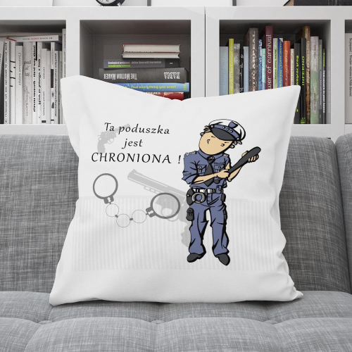 UPOMINEK PODUSZKA PREZENT ZAWÓD POLICJANT STRAŻNIK