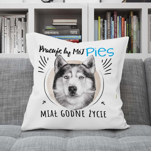 Poduszka Prezent Pies HUSKY SYBERYJSKI