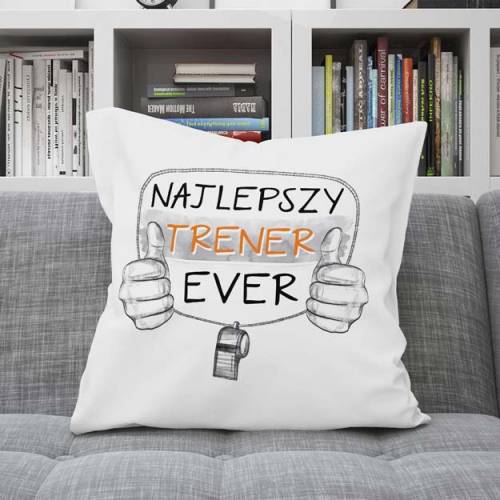 Poduszka Prezent Sport NAJLEPSZY TRENER