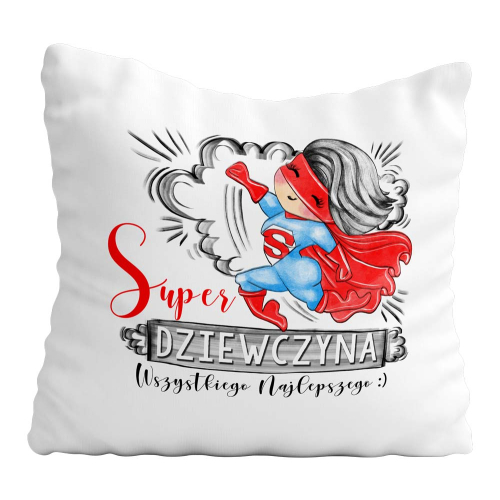 Poduszka Prezent Dzień Kobiet SUPER