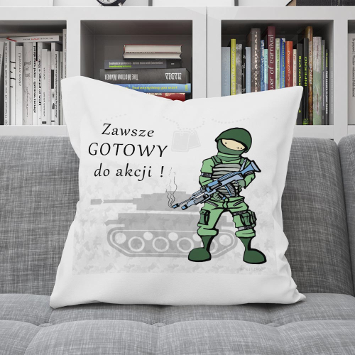UPOMINEK PODUSZKA PREZENT ZAWÓD ŻOŁNIERZ WOJSKOWY