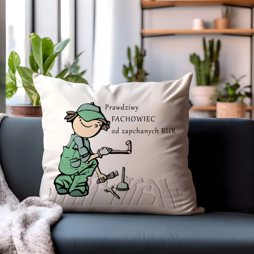 UPOMINEK PODUSZKA PREZENT ZAWÓD HYDRAULIK