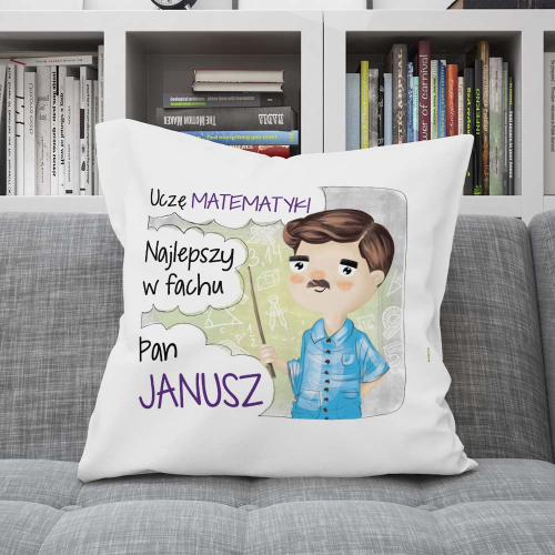 Poduszka Prezent DZIEŃ NAUCZYCIELA Imię