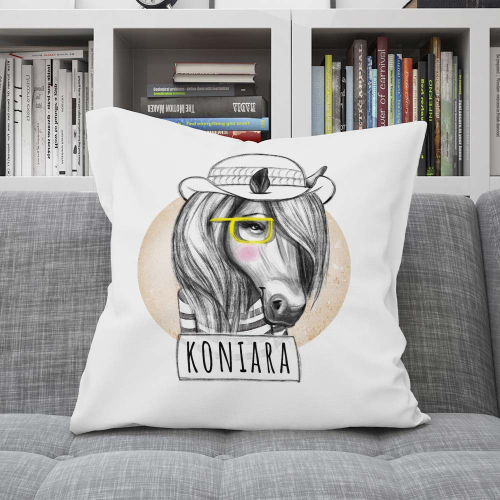 PODUSZKA PREZENT HOBBY KONIE KONIARA ZWIERZĘTA