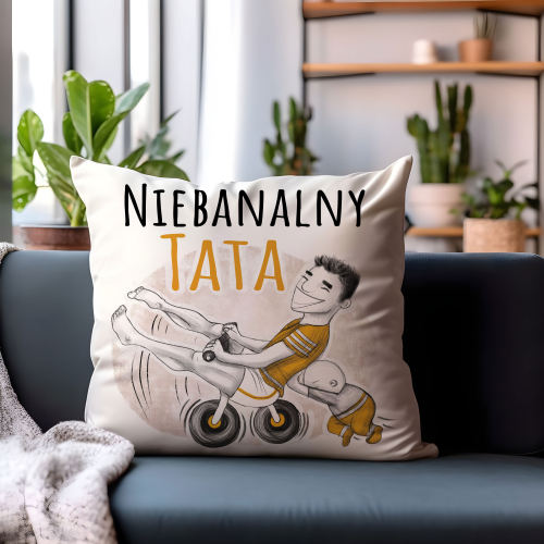 PODUSZKA PREZENT NIESPODZIANKA NA DZIEŃ TATY OJCA IMIENINY URODZINY ŚWIĘTA