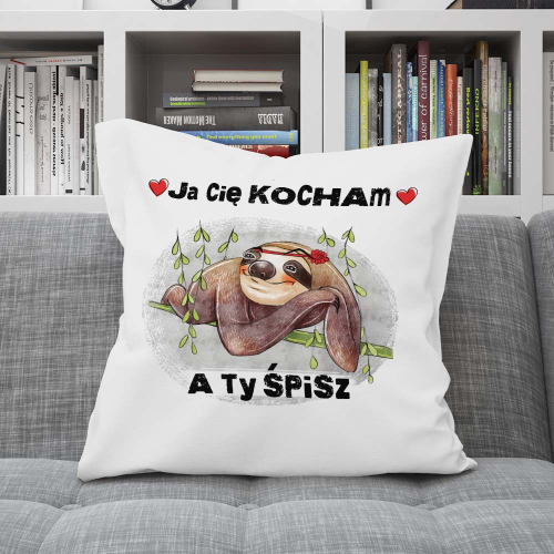 Poduszka Prezent Walentynki Leniwiec ONA
