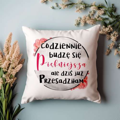 Poduszka Prezent Walentynki PIĘKNIEJSZA