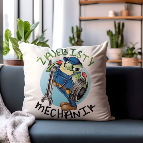 Poduszka Prezent Praca Zawody Żajebisty MECHANIK