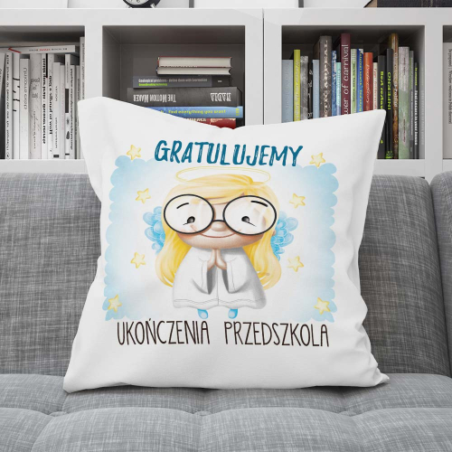 Poduszka Zakończenie Przedszkola ANIOŁEK ONA